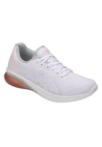 Buty do chodzenia damskie Asics Gel Kenun MX. Zapięcie: sznurówki. Kolor: szary, różowy, wielokolorowy. Materiał: materiał, tkanina, syntetyk. Szerokość cholewki: normalna. Sport: turystyka piesza