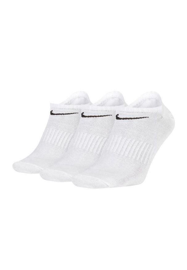 Nike - Lekkie Skarpetki Unisex Dla Dorosłych (zestaw 3 Sztuk). Kolor: biały