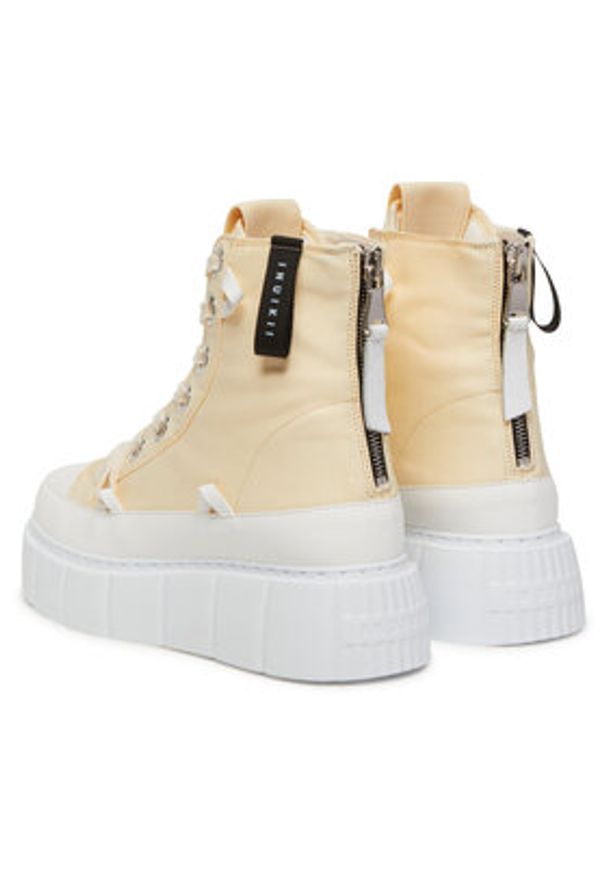 Inuikii Trampki Matilda Canvas High 30103-025 Beżowy. Kolor: beżowy. Materiał: materiał