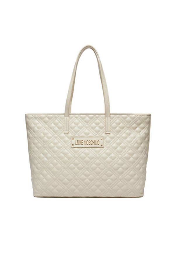 Love Moschino - LOVE MOSCHINO Torebka JC4166PP1MLA0110 Écru. Materiał: skórzane