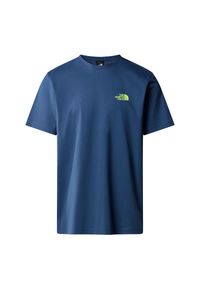 Koszulka Sportowa The North Face Biner Graphic. Kolor: niebieski