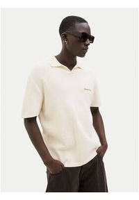 Jack & Jones Polo Norrebro 12297926 Écru Relaxed Fit. Typ kołnierza: polo. Materiał: bawełna #7