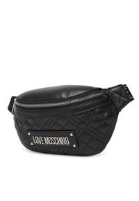 Love Moschino - LOVE MOSCHINO Saszetka nerka JC4003PP1NLA000B Czarny. Kolor: czarny. Materiał: skóra #4
