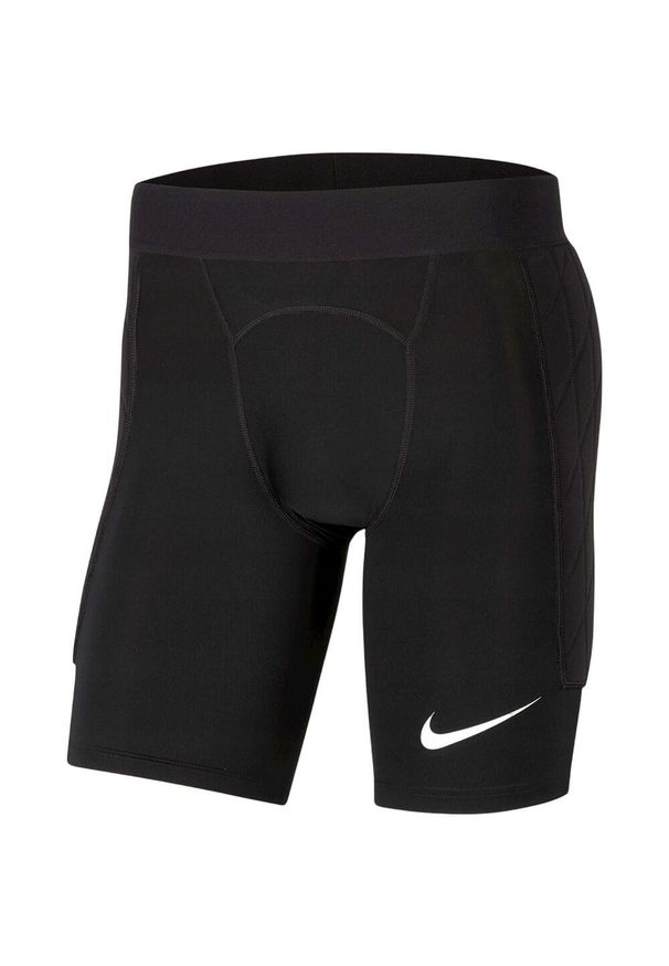 Nike - Dziecięce/niemowlęce Spodenki Bramkarskie. Kolor: czarny. Styl: sportowy. Sport: turystyka piesza
