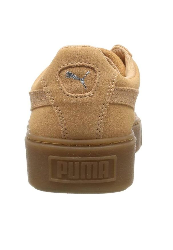 Buty do chodzenia damskie Puma Suede Platform. Kolor: zielony, wielokolorowy, brązowy. Obcas: na platformie. Model: Puma Suede. Sport: turystyka piesza
