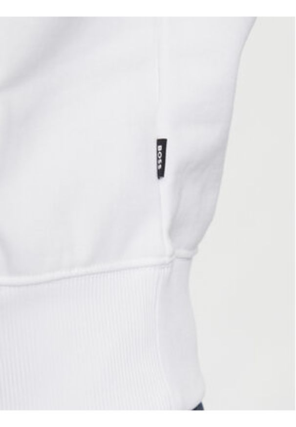 BOSS - Boss Bluza Sullivan 16 50496661 Biały Oversize. Kolor: biały. Materiał: bawełna