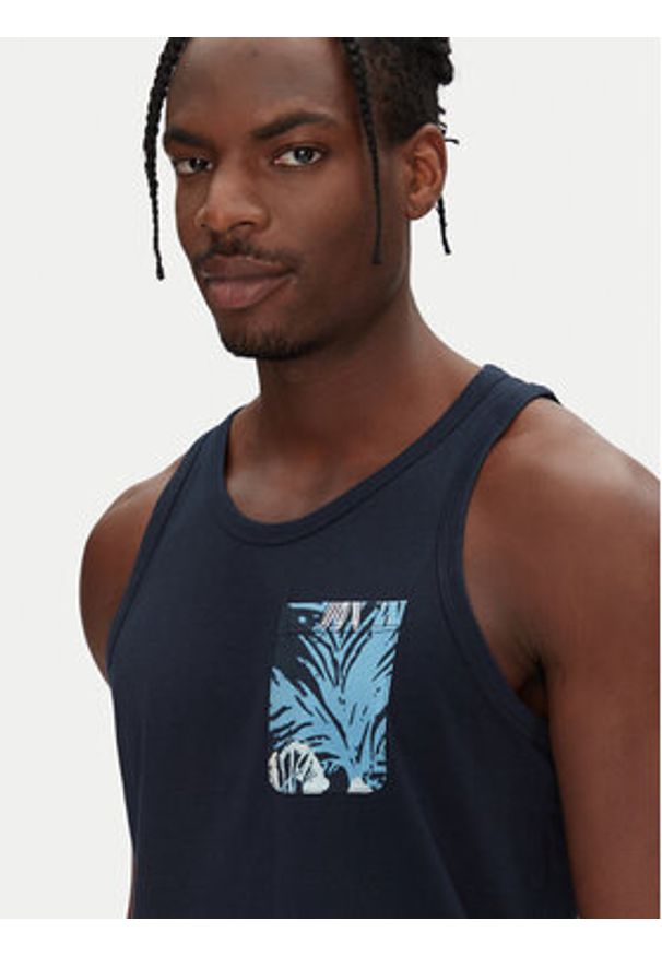 Jack & Jones Tank top Hawaii 12269321 Granatowy Standard Fit. Kolor: niebieski. Materiał: bawełna