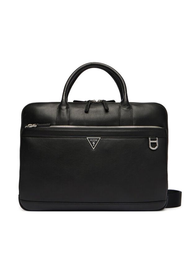 Guess Torba na laptopa HMMOSE P6147 Czarny. Kolor: czarny. Materiał: skóra