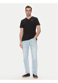 SCHOTT N.Y.C. T-Shirt TSCASUALV Czarny Regular Fit. Kolor: czarny. Materiał: bawełna #4