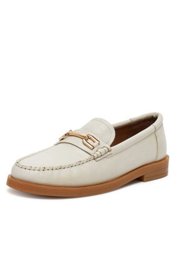 Beverly Hills Polo Club Mokasyny WI44-LOMY-01 Écru. Materiał: skóra