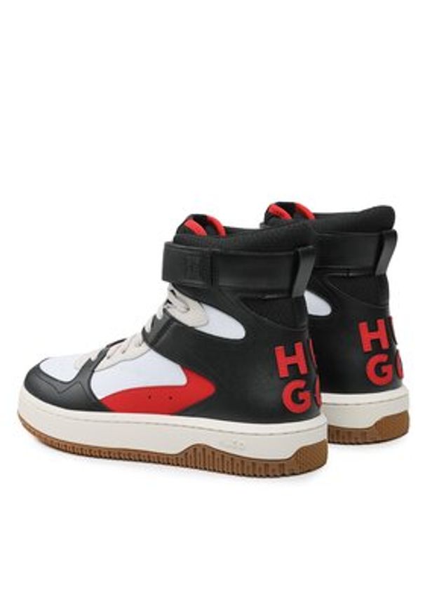 Hugo Sneakersy 50498483 Kolorowy. Materiał: skóra. Wzór: kolorowy