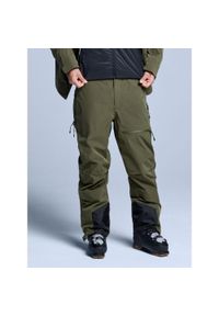 POEDERBAAS - Spodnie narciarskie - Męskie - Hardshell - Freeride 3L - Oliwkowo-zielone. Kolor: zielony. Materiał: poliester. Sezon: zima. Sport: narciarstwo #1