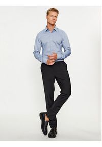 Hugo Koszula 50494500 Niebieski Slim Fit. Kolor: niebieski. Materiał: bawełna #4