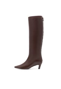 Gino Rossi Kozaki AMORA-6262 Brązowy. Kolor: brązowy. Materiał: skóra #8