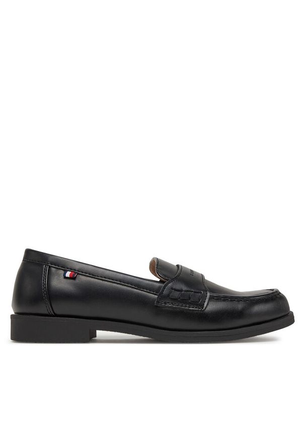 TOMMY HILFIGER - Półbuty Tommy Hilfiger. Kolor: czarny