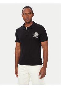Guess Jeans Polo M6YP05 K3978 Czarny Regular Fit. Typ kołnierza: polo. Kolor: czarny. Materiał: bawełna #1