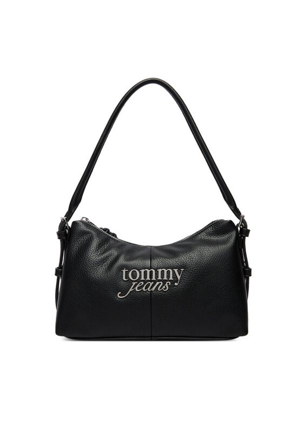 Tommy Jeans Torebka Tjw Bold Shoulder Bag AW0AW18468 Czarny. Kolor: czarny. Materiał: skórzane