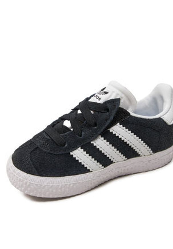 Adidas - adidas Sneakersy Gazelle CF EL I IH0338 Czarny. Kolor: czarny. Materiał: skóra, zamsz. Model: Adidas Gazelle