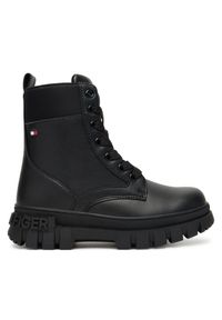 TOMMY HILFIGER - Trapery Tommy Hilfiger. Kolor: czarny