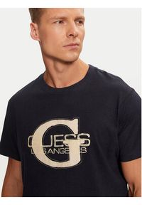 Guess T-Shirt M4BI42 I3Z14 Granatowy Regular Fit. Kolor: niebieski. Materiał: bawełna