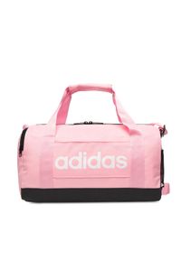 Adidas - adidas Torba Linear Duffel Extra Small JX9030 Różowy. Kolor: różowy. Materiał: materiał