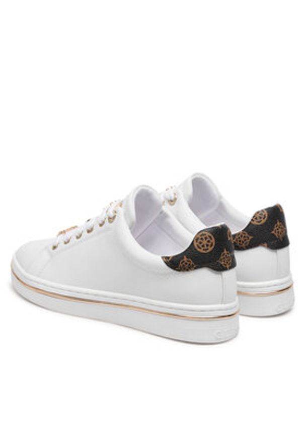 Guess Sneakersy FLPSTA ELE12 Biały. Kolor: biały. Materiał: skóra