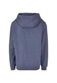 BUILD YOUR BRAND - Męska Bluza Z Kapturem Ultra Heavy Regular. Typ kołnierza: kaptur. Kolor: niebieski