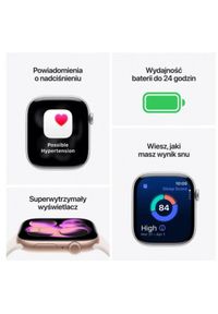 APPLE - apple Watch Series 11 GPS koperta 46 mm z aluminium w kolorze gwiezdnej szarości, pasek sportowy w kolorze czarnym - rozmiar S/M. Kolor: czarny. Styl: sportowy