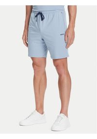 BOSS Szorty sportowe Mix&Match 50515314 Błękitny Regular Fit. Kolor: niebieski. Materiał: bawełna. Styl: sportowy