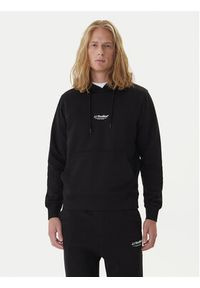 Jack & Jones - Jack&Jones Dres Soho 12288673 Czarny Relaxed Fit. Kolor: czarny. Materiał: bawełna