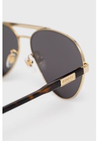 Gucci okulary przeciwsłoneczne męskie kolor złoty. Kolor: złoty #3