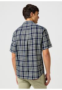 Wrangler - MESKA KOSZULA WRANGLER SS 1 PKT SHIRT CREPE INDIGO 112362902 #5