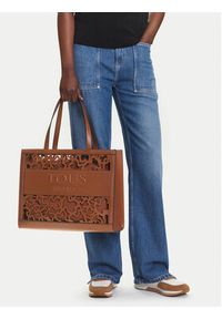 Tous - TOUS Torebka Shopping Xl Amaya K.Shock 2001660643 Brązowy. Kolor: brązowy. Materiał: skórzane #5