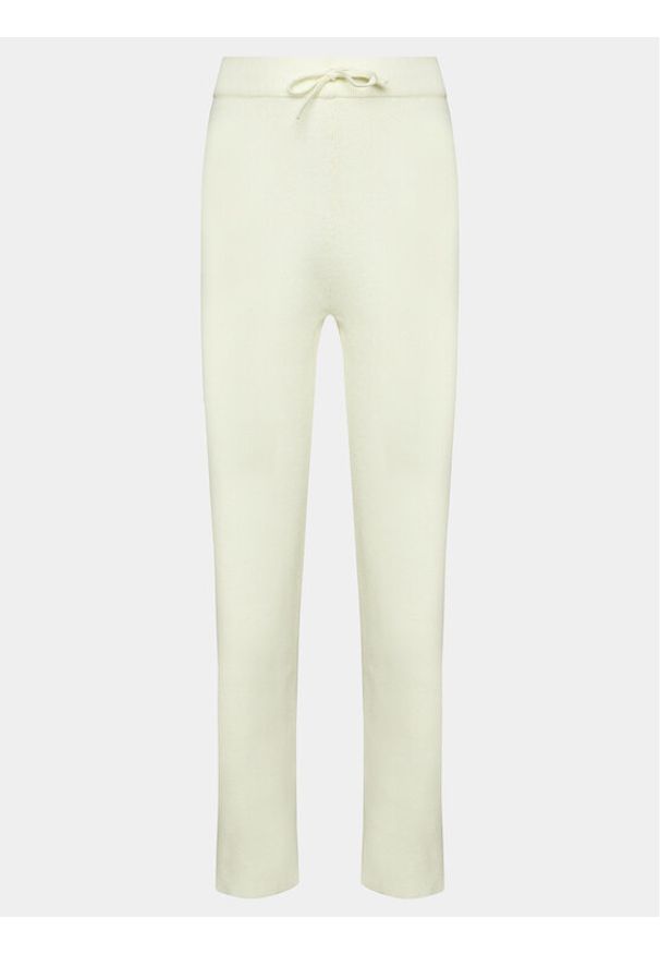 outhorn - Outhorn Spodnie dresowe OTHAW23TTROF479 Biały Regular Fit. Kolor: biały. Materiał: wiskoza