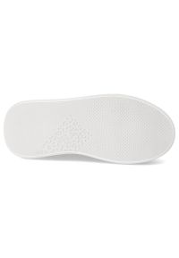 Białe Sneakersy Armodo Stylowe Obuwie Damskie Na Platformie. Okazja: na co dzień. Zapięcie: sznurówki. Kolor: biały. Materiał: materiał, skóra. Wzór: aplikacja. Obcas: na platformie. Styl: elegancki #4