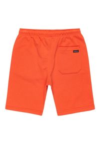 Quiksilver - Spodenki z elastyczną talią EASY DAY. Kolor: pomarańczowy. Materiał: materiał, poliester, bawełna. Długość: krótkie. Sezon: lato