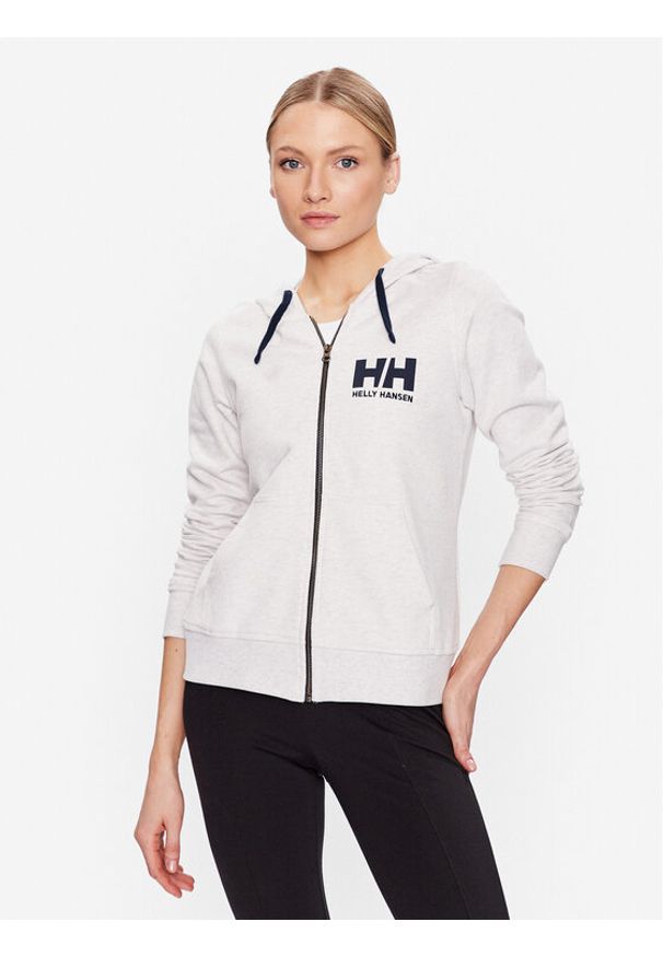 Helly Hansen Bluza Logo 33994 Écru Regular Fit. Materiał: bawełna