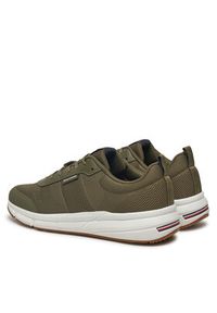 TOMMY HILFIGER - Tommy Hilfiger Sneakersy Lightweight Modern FM0FM05326 Khaki. Kolor: brązowy. Materiał: materiał #4