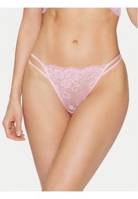 Hunkemöller Figi brazylijskie Lidia 205449 Różowy. Kolor: różowy. Materiał: syntetyk