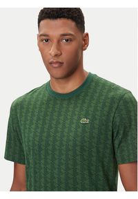 Lacoste T-Shirt TH5902 Zielony Classic Fit. Kolor: zielony. Materiał: bawełna #10