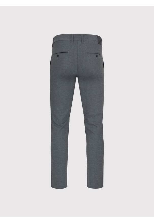 Pako Lorente - PAKO LORENTE – Gładkie szare spodnie. Kolor: szary. Materiał: poliester, wiskoza, elastan. Wzór: gładki. Sezon: wiosna