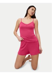Triumph Koszulka piżamowa Aura Spotlight 10221405 Różowy Regular Fit. Kolor: różowy #3