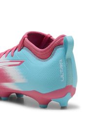 Puma - Młodzieżowe buty piłkarskie ULTRA 6 MATCH RE-CHARGE FG/AG PUMA. Kolor: różowy, niebieski, wielokolorowy. Sport: piłka nożna