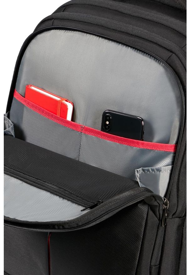 Plecak Samsonite 155203 1041 Guardit 3.0 15.6'' czarny. Kolor: czarny. Materiał: tkanina. Styl: biznesowy, klasyczny, elegancki