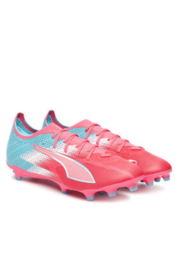 Puma Buty do piłki nożnej Ultra 6 Match Re-Charge Fg/Ag 108765 01 Różowy. Kolor: różowy. Materiał: syntetyk, materiał