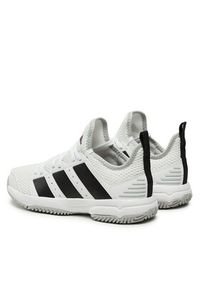 Adidas - adidas Buty Stabil Indoor HR0247 Biały. Kolor: biały. Materiał: materiał #5