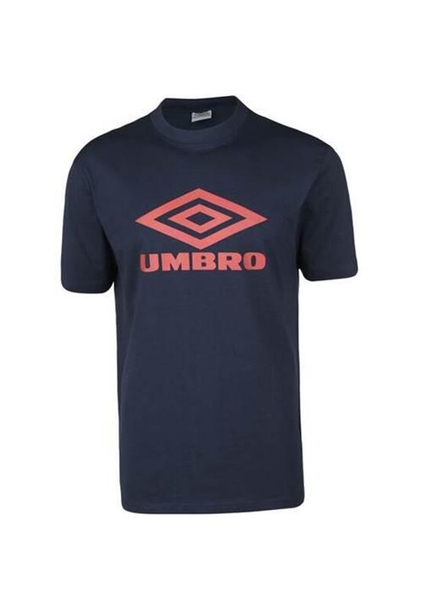 Koszulka sportowa męska Umbro Diamond Logo Tee. Kolor: niebieski. Materiał: bawełna. Długość rękawa: krótki rękaw. Długość: krótkie