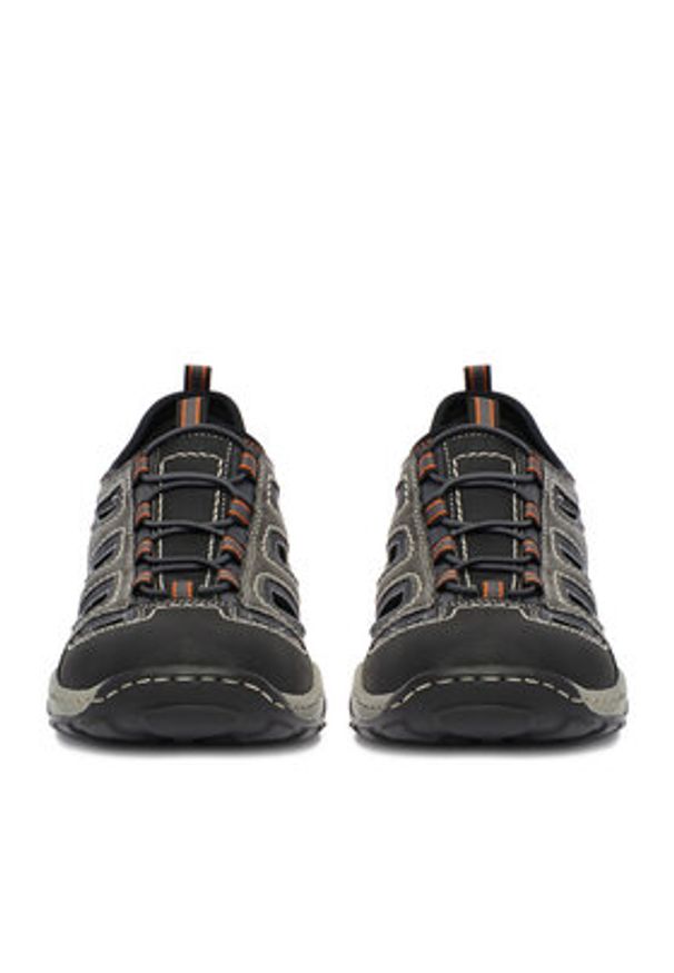 Rieker Sandały CEO-08065-02 Szary. Kolor: szary. Materiał: syntetyk