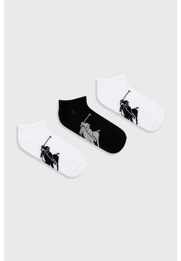 Polo Ralph Lauren - Skarpety (3-pack). Kolor: szary