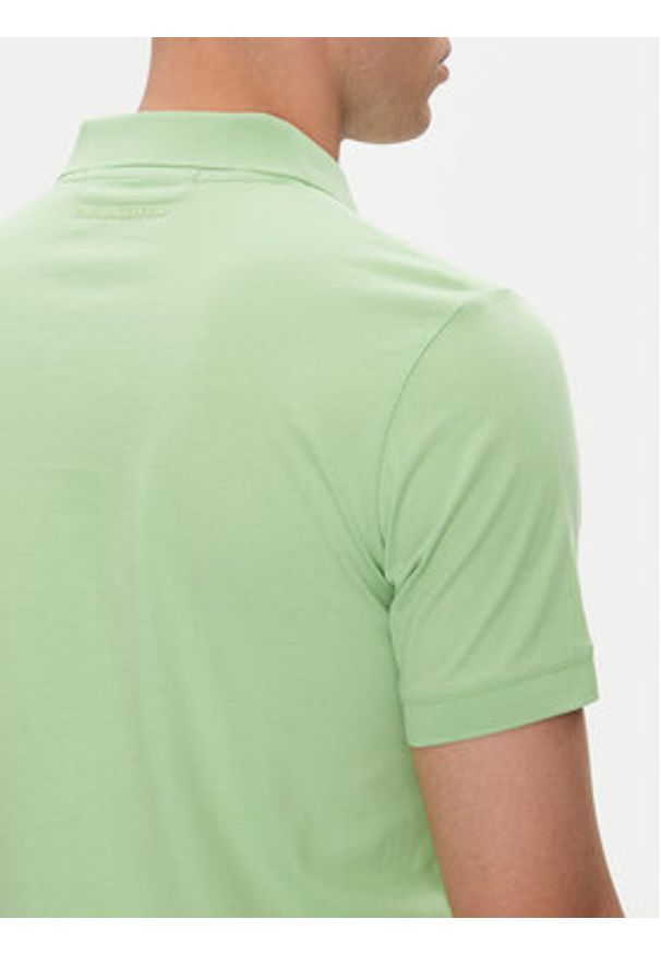 Karl Lagerfeld - KARL LAGERFELD Polo 745710 552224 Zielony Regular Fit. Typ kołnierza: polo. Kolor: zielony. Materiał: bawełna